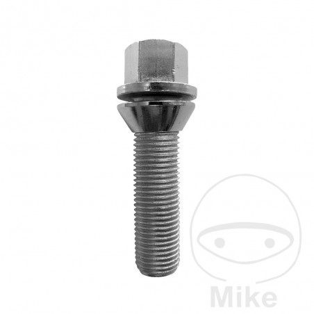 Set of 10 conical neck wheel bolts 17 M12X1.5 MM 392.00.75VAR