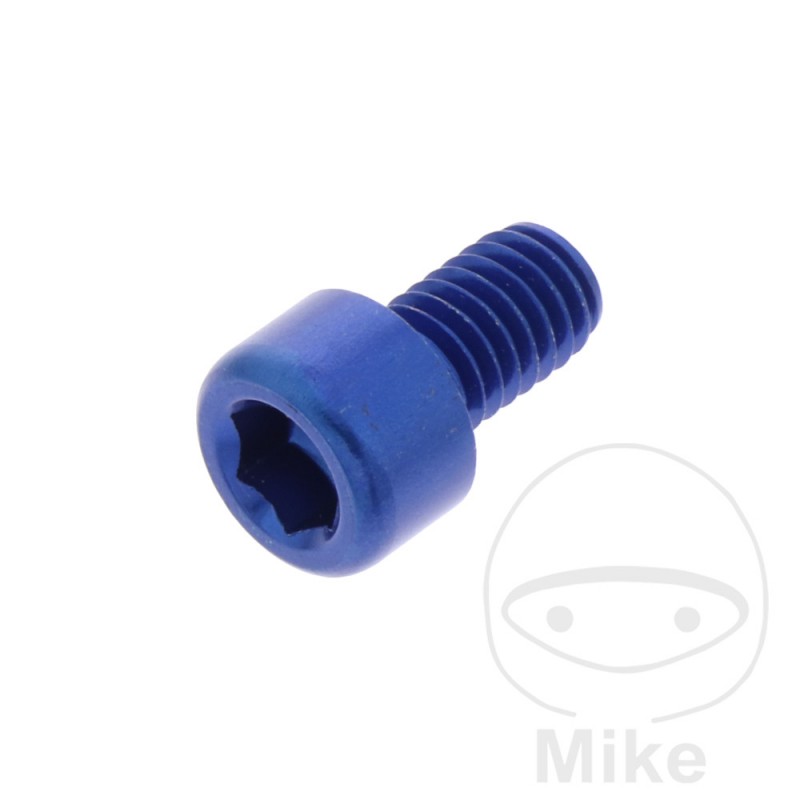 JMP Hex head aluminum cylindrical screw M6X1.00 MM 775.06.79VAR