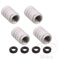 Juego 4 tuercas de válvula aluminio para neumáticos 775.24.08VAR