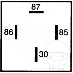 Closing relay 4 poles 24V 20A 108.02.64
