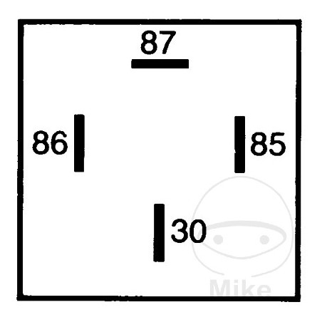 Closing relay 4 poles 24V 20A 108.02.64