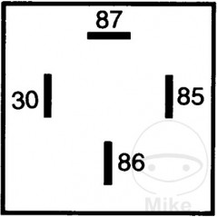 4-pole closing relay with support 24V 20A 108.02.69