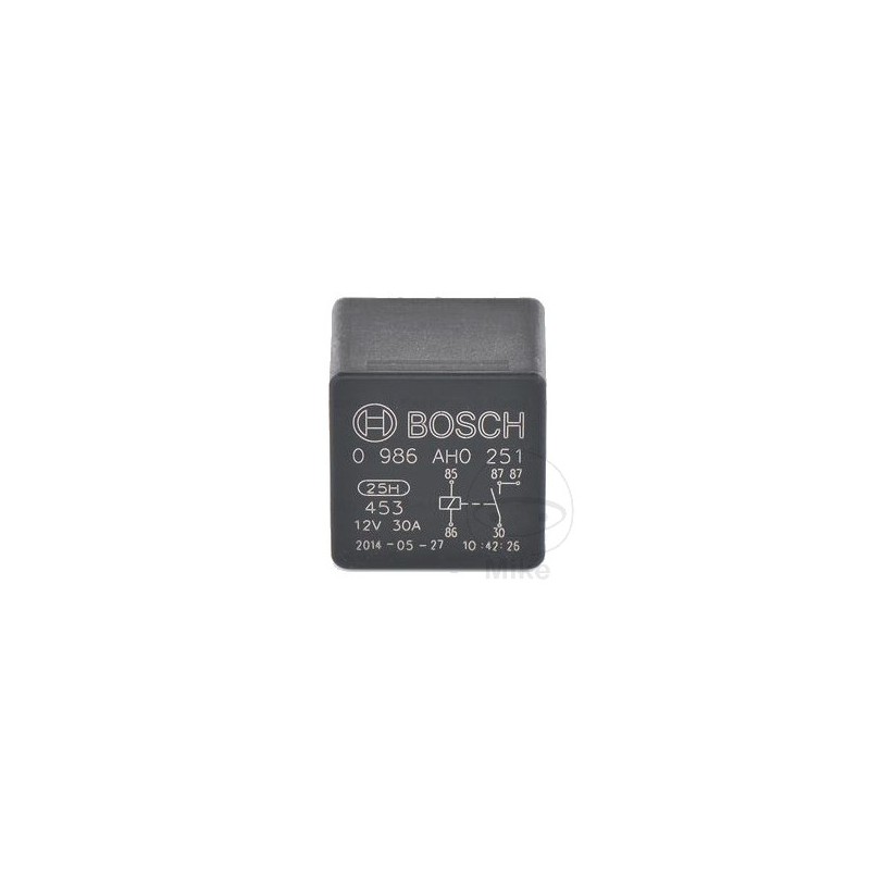 Relé 5 polos 12V 30A 118.00.48