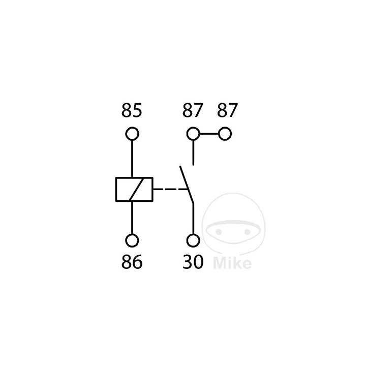 Relé 5 polos 12V 30A 118.00.48