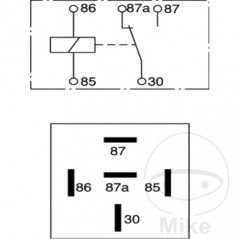 Changeover relay 5 poles 24V 20A 118.00.53