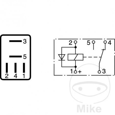 Changeover relay 5 poles 118.00.84