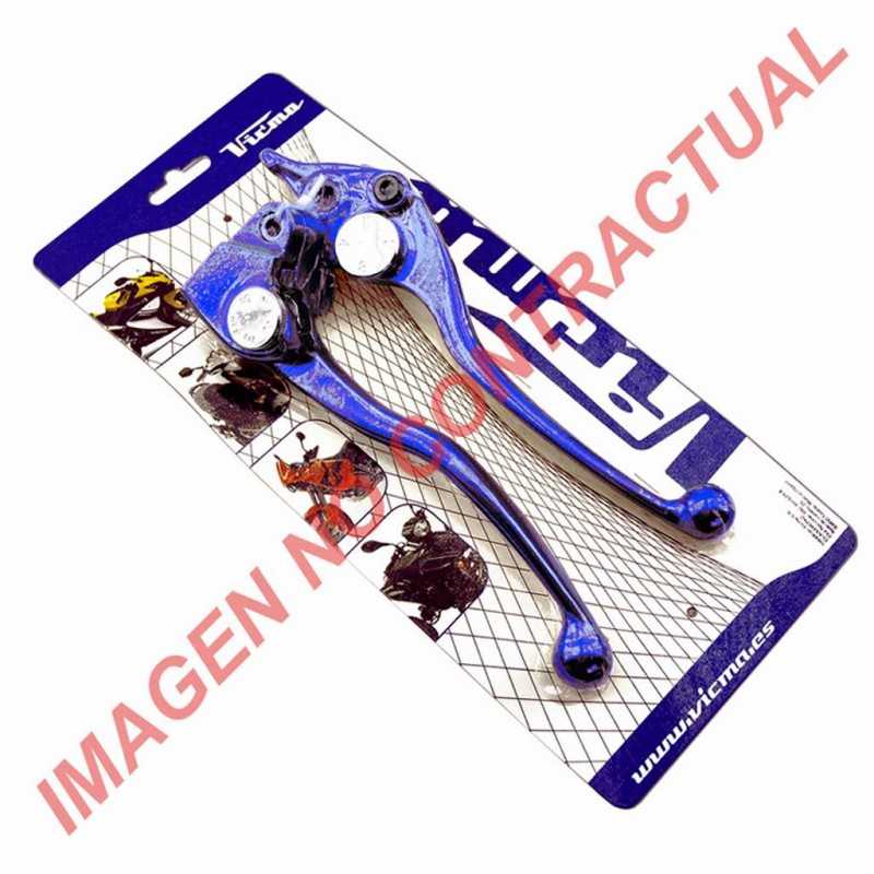 Set, levers, blue