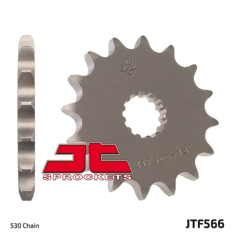 JT SPROCKETS Standard front steel sprocket 566 P-520 1077439002