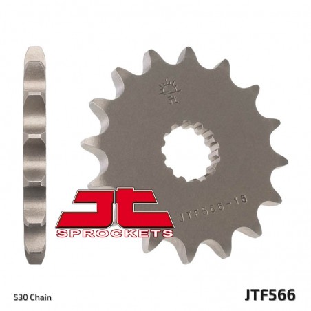 JT SPROCKETS Standard front steel sprocket 566 P-520 1077439002