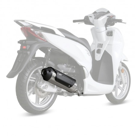 MIVV Tubo de escape para moto completo posicion STANDARD URBAN FULL SYSTEM 1X1 INOX C.HO.0007.K