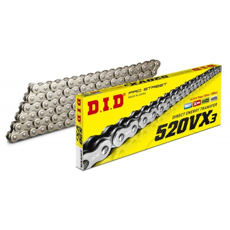DID Paso cadena de moto X-RING SS 520VX3 748.04.82