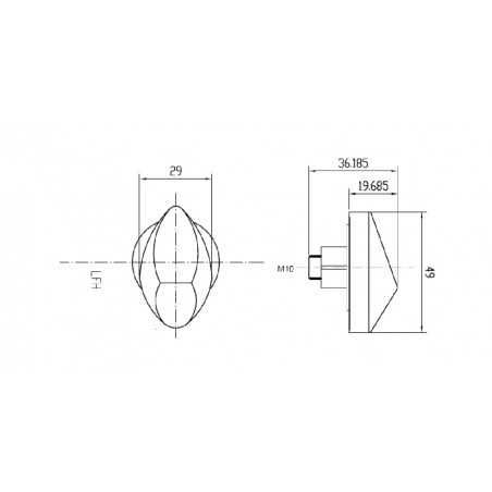PUIG Front indicators integrated into the fairing of your motorcycle - Brand 4487