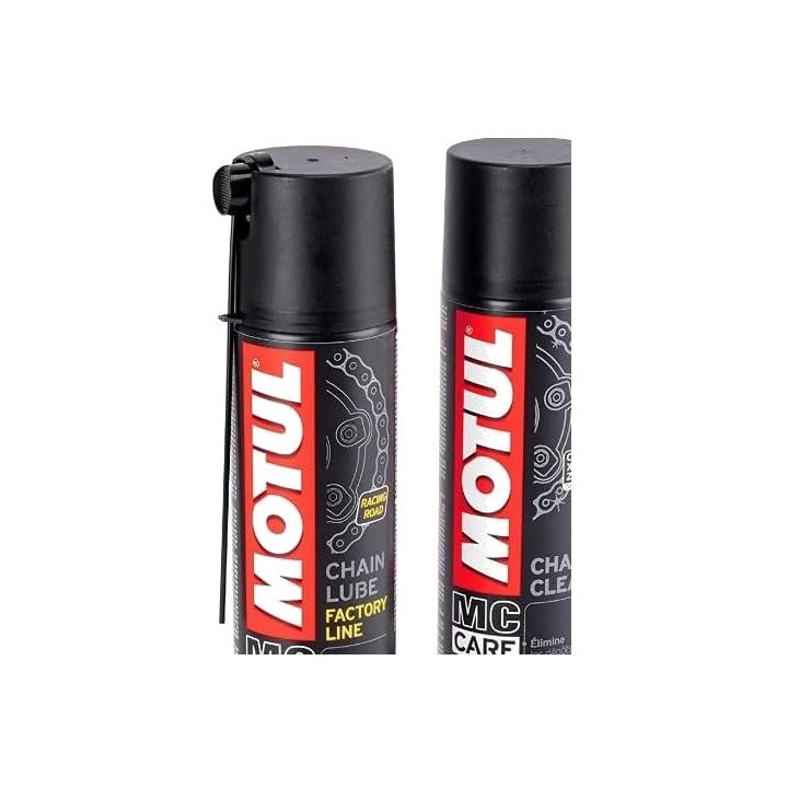 Cleaning and Greasing Pack for TUDETIC Motorcycle Chains with Multipurpose Cloth