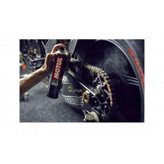 TUDETIC - kit limpiador y lubricante motul para cadena moto c1 c3 400 ml + cepillo limpieza gamuza microfibra 30x40 cm | set man