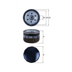 MAHLE FILTRO DE ACEITE 723.03.86