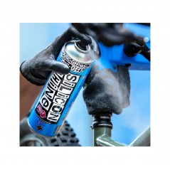 TUDETIC - kit de brillo y protección para bicicleta con spray muc-off silicone shine 500ml gamuza microfibra 30x40 cm KT-2-2