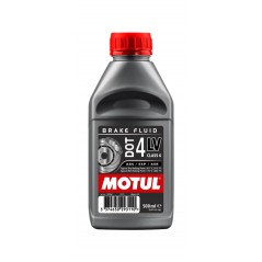 TUDETIC - Aceite Hidráulico Liquido para Frenos MOTUL DOT 4 LV 500ml + Trapo Gamuza Microfibra 30x40 cm de KIT-MOT-3