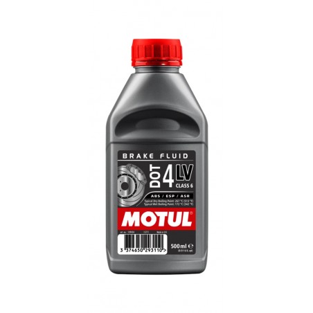 TUDETIC - Aceite Hidráulico Liquido para Frenos MOTUL DOT 4 LV 500ml + Trapo Gamuza Microfibra 30x40 cm de KIT-MOT-3