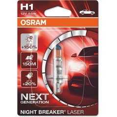 OSRAM Halogen bulb NIGHT BREAKER LASER H1 12V 55W - X1 1080411