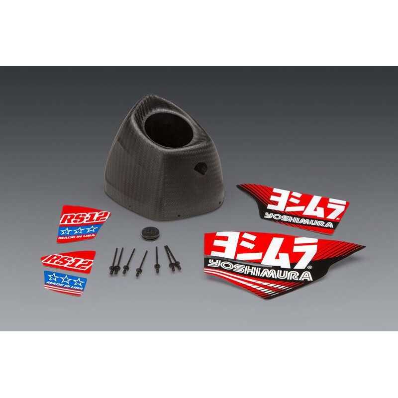 YOSHIMURA Tapa de escape fibra carbono KIT RS-12 1109770