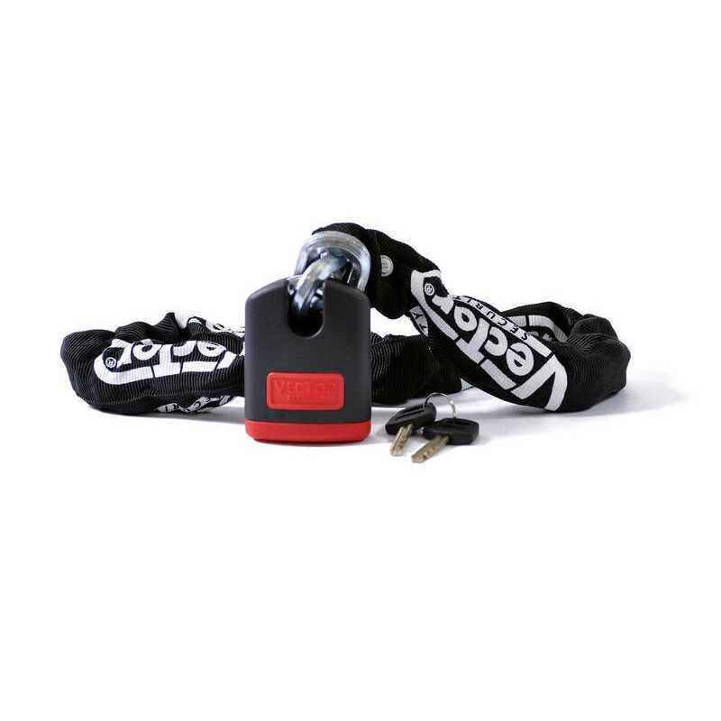 VECTOR Candado + cadena con funda PRO 1 M x Ø9.5 MM 1067325