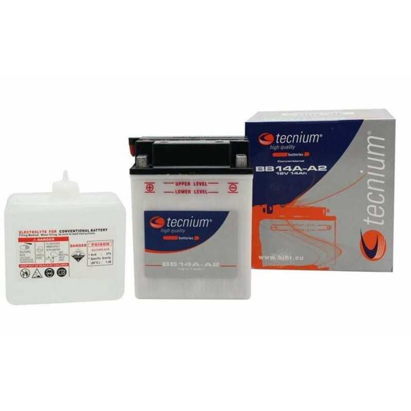 TECNIUM Batería moto con ácido BB16AL-A2 1080005