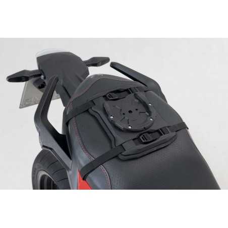 SW-MOTECH Tank bag holder base with straps attached to the rear seat PRO PRO TRT0078721500/B