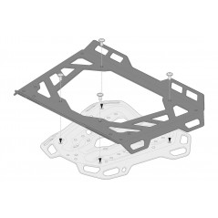 SW-MOTECH Extensión para portaequipaje de aluminio ADVENTURE-RACK 45X30 CM GPT0015235500/B