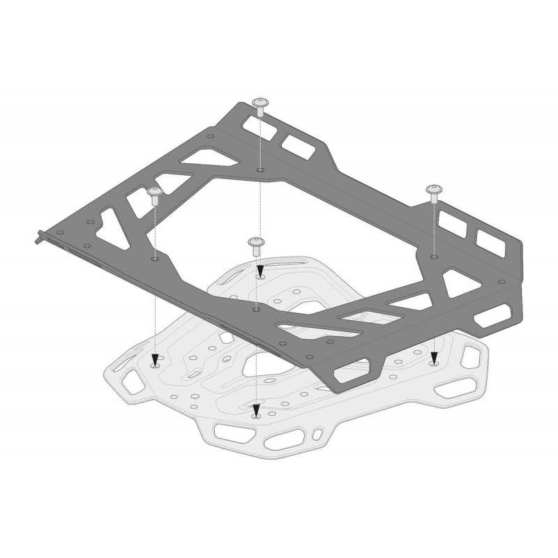 SW-MOTECH Extension for aluminum luggage rack ADVENTURE-RACK 45X30 CM ADVENTURE-RACK 45X30 CM GPT0015235500/B