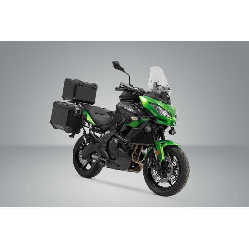SW-MOTECH Aluminum motorcycle trunk + luggage rack + padlocks TRAX ADV - ADVENTURE-RACK TRAX ADV - ADVENTURE-RACK GPT08518700VAR