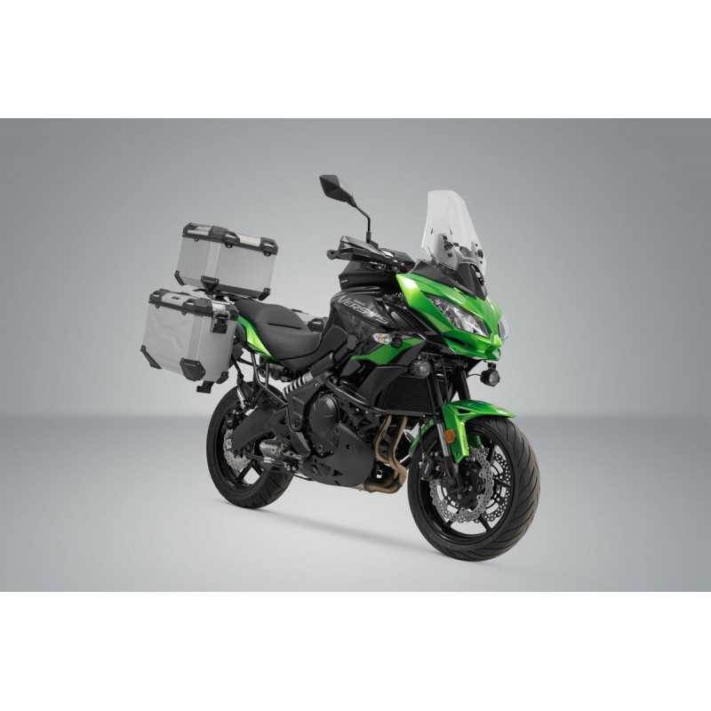 SW-MOTECH Aluminum motorcycle trunk + luggage rack + padlocks TRAX ADV - ADVENTURE-RACK TRAX ADV - ADVENTURE-RACK GPT08518700VAR
