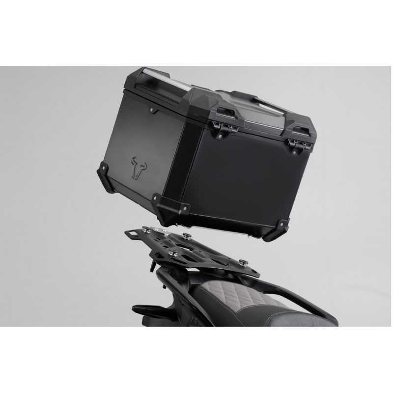 SW-MOTECH Aluminum motorcycle trunk + luggage rack + padlocks TRAX ADV - ADVENTURE-RACK TRAX ADV - ADVENTURE-RACK GPT07862700VAR