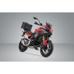 SW-MOTECH Baúl moto aluminio + portaequipajes candados TRAX ADV - STREET-RACK GPT079457000VAR