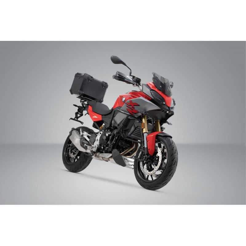 SW-MOTECH Baúl moto aluminio + portaequipajes candados TRAX ADV - STREET-RACK GPT079457000VAR