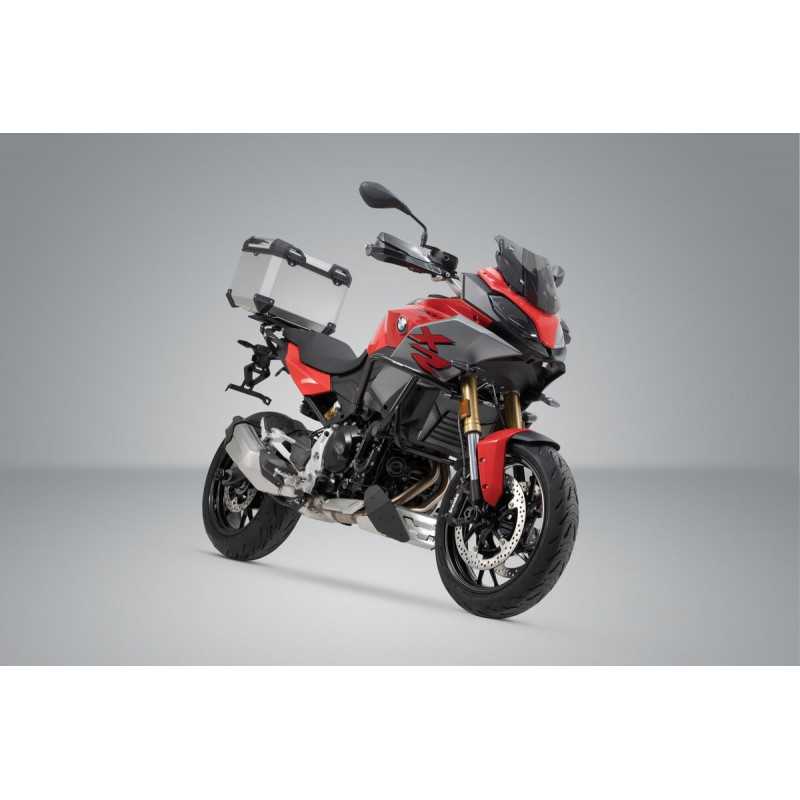 SW-MOTECH Aluminum motorcycle trunk + luggage rack + padlocks TRAX ADV - STREET-RACK TRAX ADV - STREET-RACK GPT079457000VAR