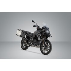 SW-MOTECH Maletas laterales de aluminio + soportes bombín escape TRAX ADV 45/37L - PRO AKRAPOVIC KFT076647200VAR