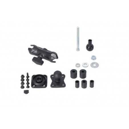 SW-MOTECH Kit fijación soporte de navegador para tubo dirección GPS T-LOCK Ø 12 5-25 MM 1" GPS0030835400