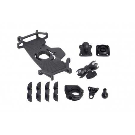 SW-MOTECH Kit fijación universal navegador con soporte para movil grande GPS T-LOCK GPS0030835600