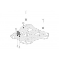 SW-MOTECH Kit adaptadores para portaequipajes ADVENTURE-RACK GIVI/KAPPA MONOKEY GPT0015235400B