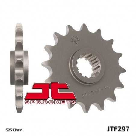 JT SPROCKETS Piñón acero estándar delantero 297 P-525 1077338001
