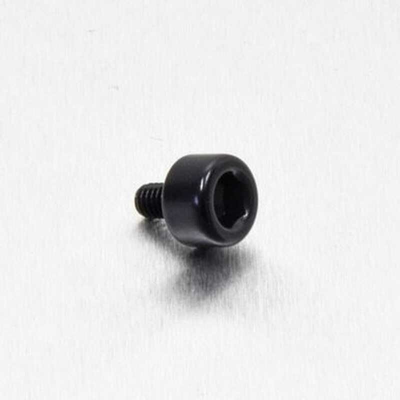 Cylindrical head aluminum screw  M4 x 6.5mm negro LH465BK