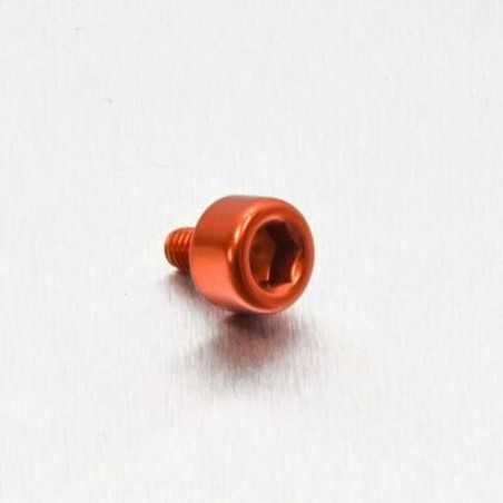 PRO-BOLT Tornillo de aluminio cabeza cilíndrica M4 x 6.5mm naranja LH465O 49873