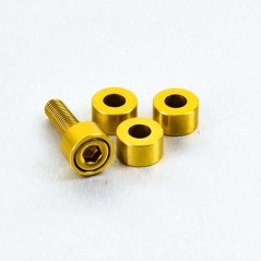 Cylindrical aluminum washer  M6 LWACP6