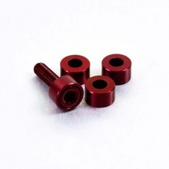 Cylindrical aluminum washer  M6 LWACP6