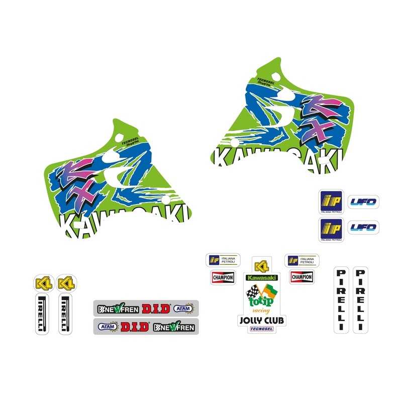 TECNOSEL Kit de pegatinas TEAM 1091581