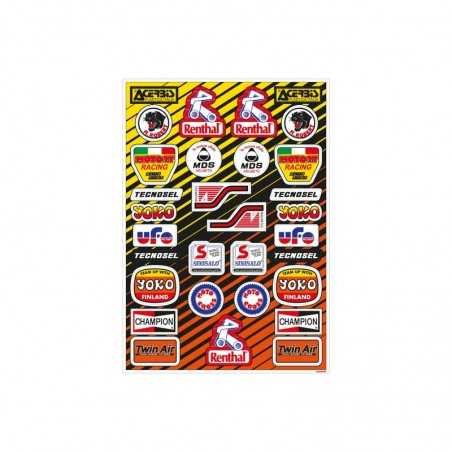 TECNOSEL PVC sticker sheet VINTAGE 1091596