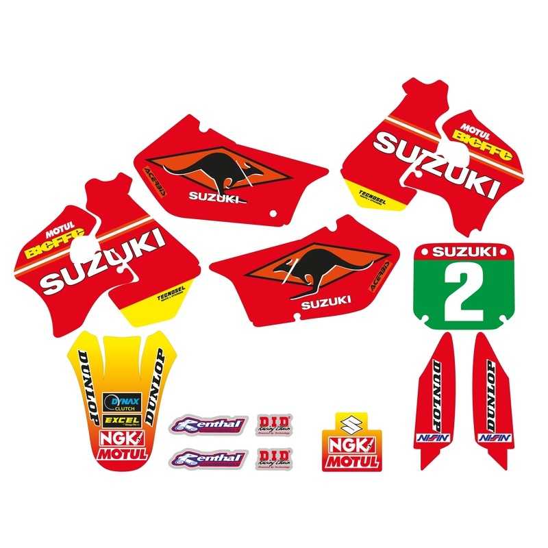 TECNOSEL Kit completo adhesivos para moto TEAM 1091618