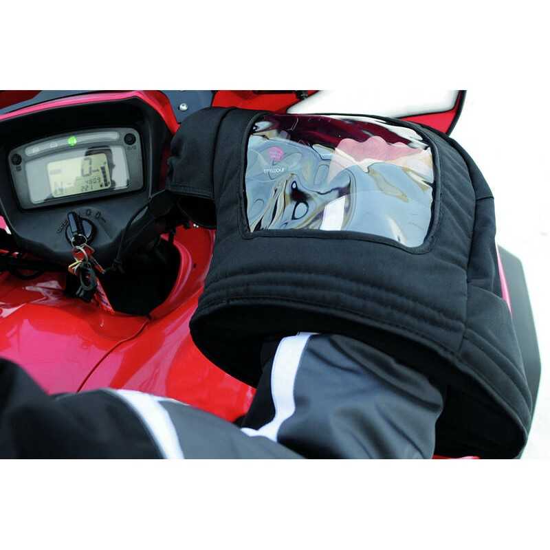 KIMPEX Handlebar gloves with visor ATV 1066882
