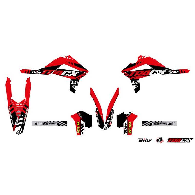 KUTVEK Kit adhesivos pegatinas para moto TRACX 1067912