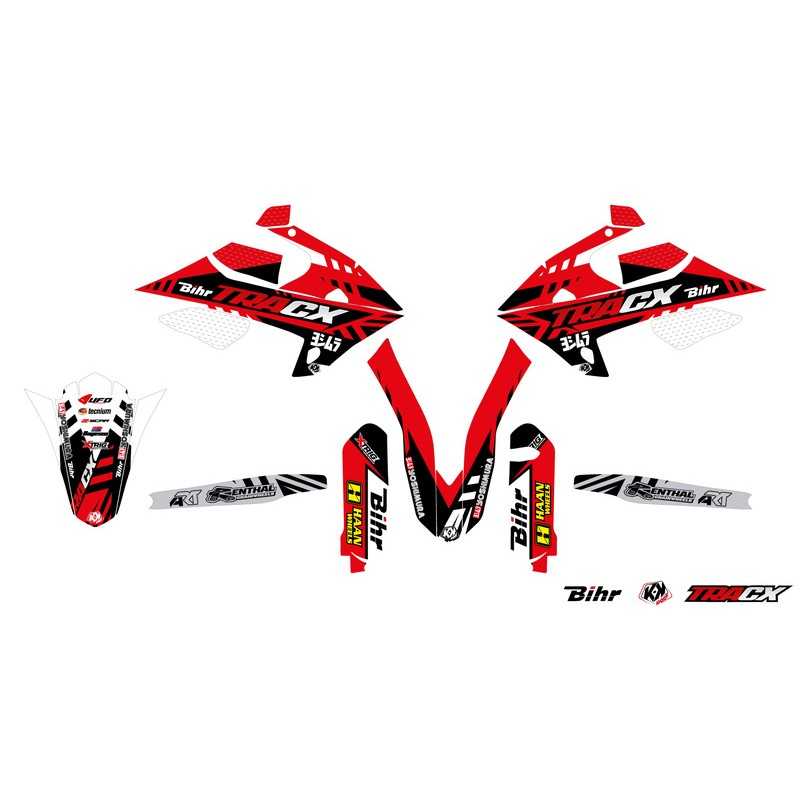 KUTVEK Kit adhesivos pegatinas para moto TRACX 1067913